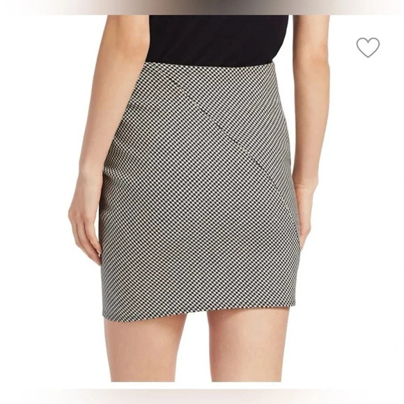 A.L.C Jupiter Houndstooth Ruffled Mini Skirt Size 4 New with Tags - Picture 2 of 9